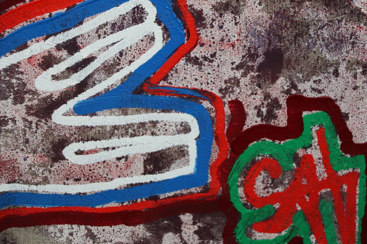 Firma Eekwal:  Pintura al óleo neoexpresionista contemporánea - Painting de Sax Berlin