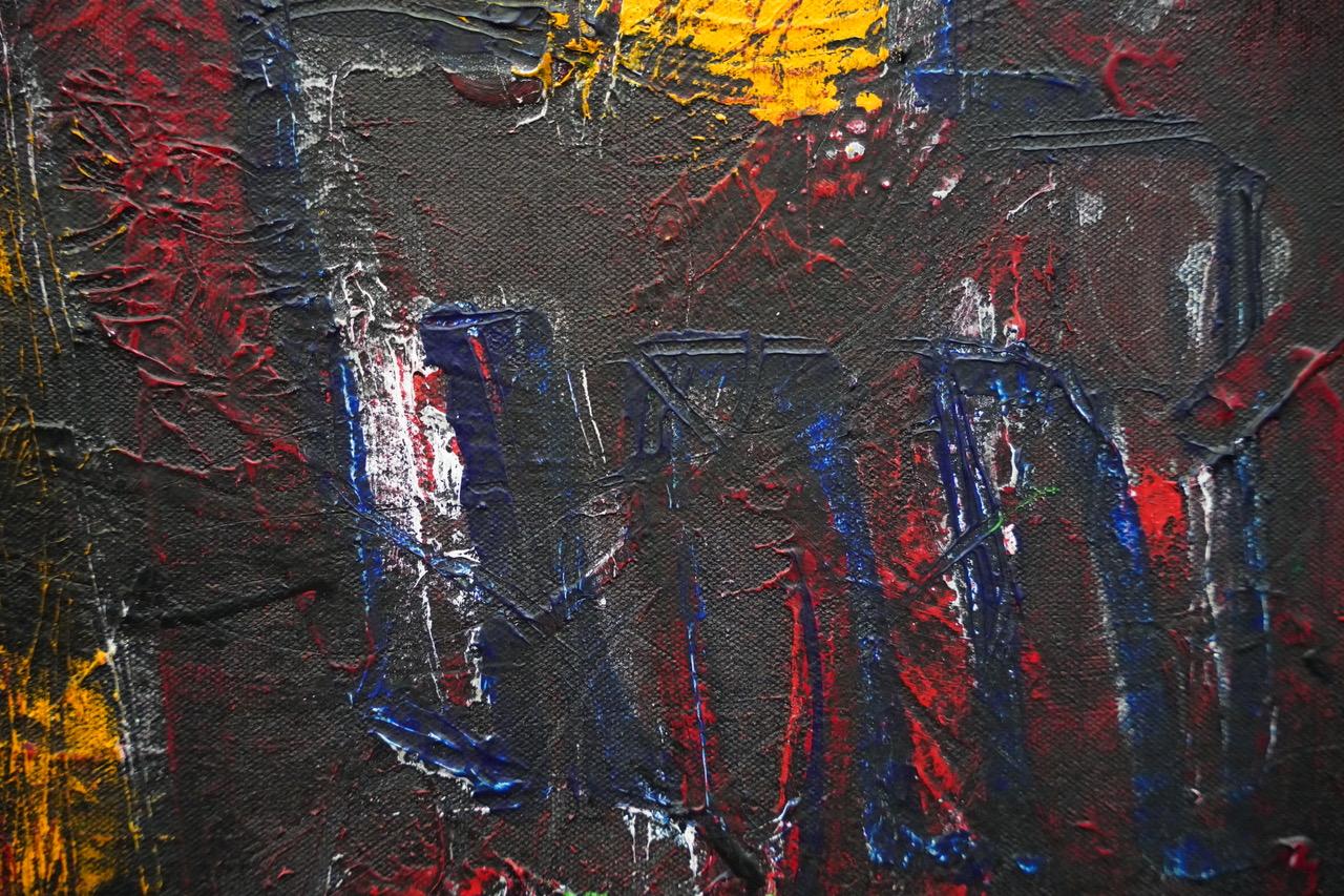 Street Angel. ( Subway Series ) Contemporary Neo Expressionist Painting For Sale 2