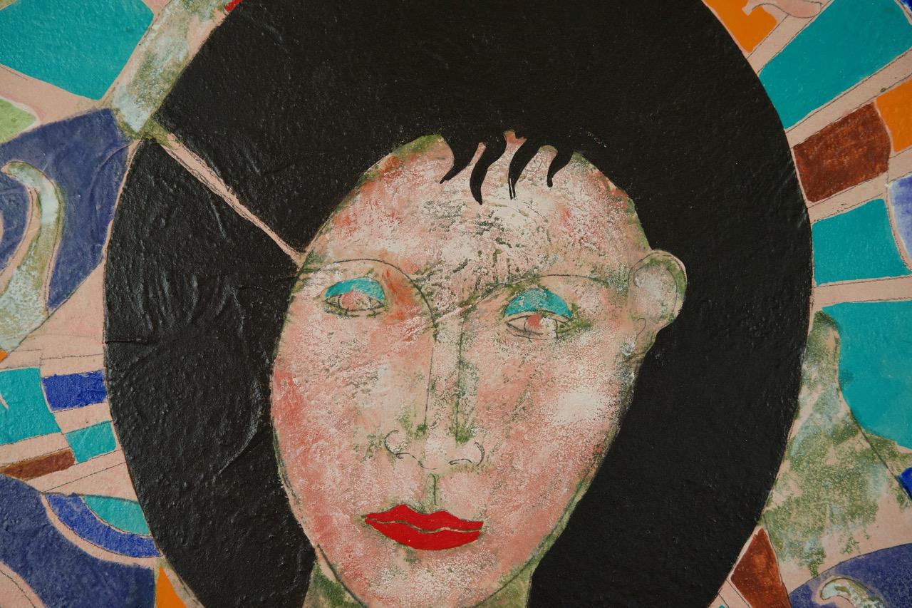 The Beauty and Inner Light of Woman.  Contemporary Figurative Oil Painting For Sale 2