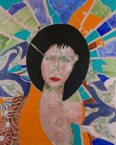 The Beauty and Inner Light of Woman.  Contemporary Figurative Oil Painting