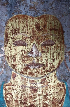 The Buddha Of Peace. Contemporary Figurative Mixed Media Painting