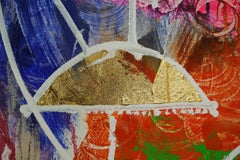 "El Dios del Color " Pintura al óleo figurativa contemporánea