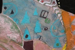 "The Wisdom In Women".     Contemporary Mixed Media Figurative Painting