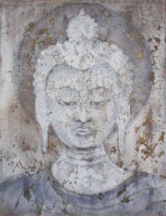 Transmission. Contemporary Painting of Buddha