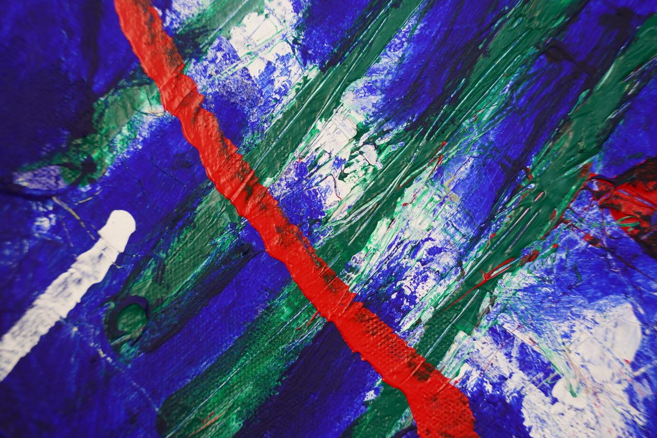 Triple Halo Lil' Angel di SoHo - Abstract Painting Viola di Sax Berlin