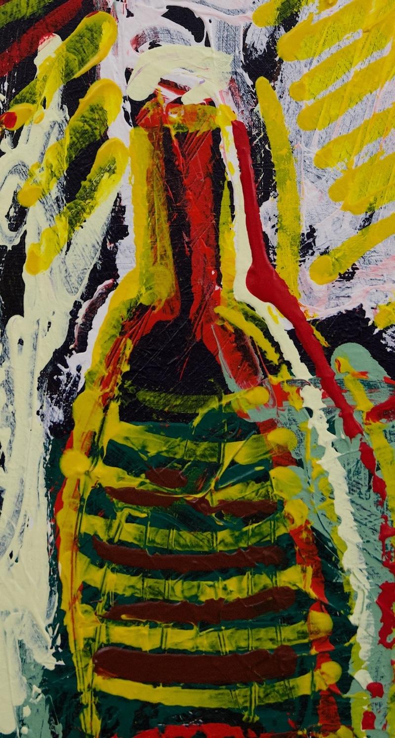 Vigneron:  Pittura ad olio neo-espressionista contemporanea - Painting di Sax Berlin