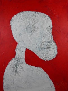 Advertencia ¡Código Rojo!    Pintura neoexpresionista contemporánea