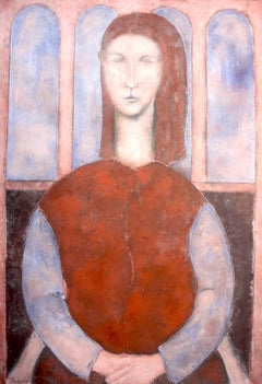 What Light in Yonder Window Breaks: Contemporary figurative oil painting