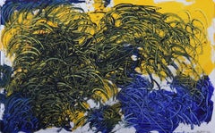 « Wheatfield With Crows, d'après Vincent ». Peinture à l'huile surréaliste contemporaine