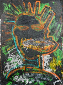 "Lado Salvaje". Pintura al óleo figurativa contemporánea
