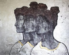 Wisdom Of Women:; contemporary mixed media figurative painting by Sax Berlin