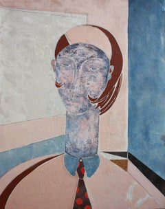 "Z" Contemporary Figurative Oil Painting by Sax Berlin