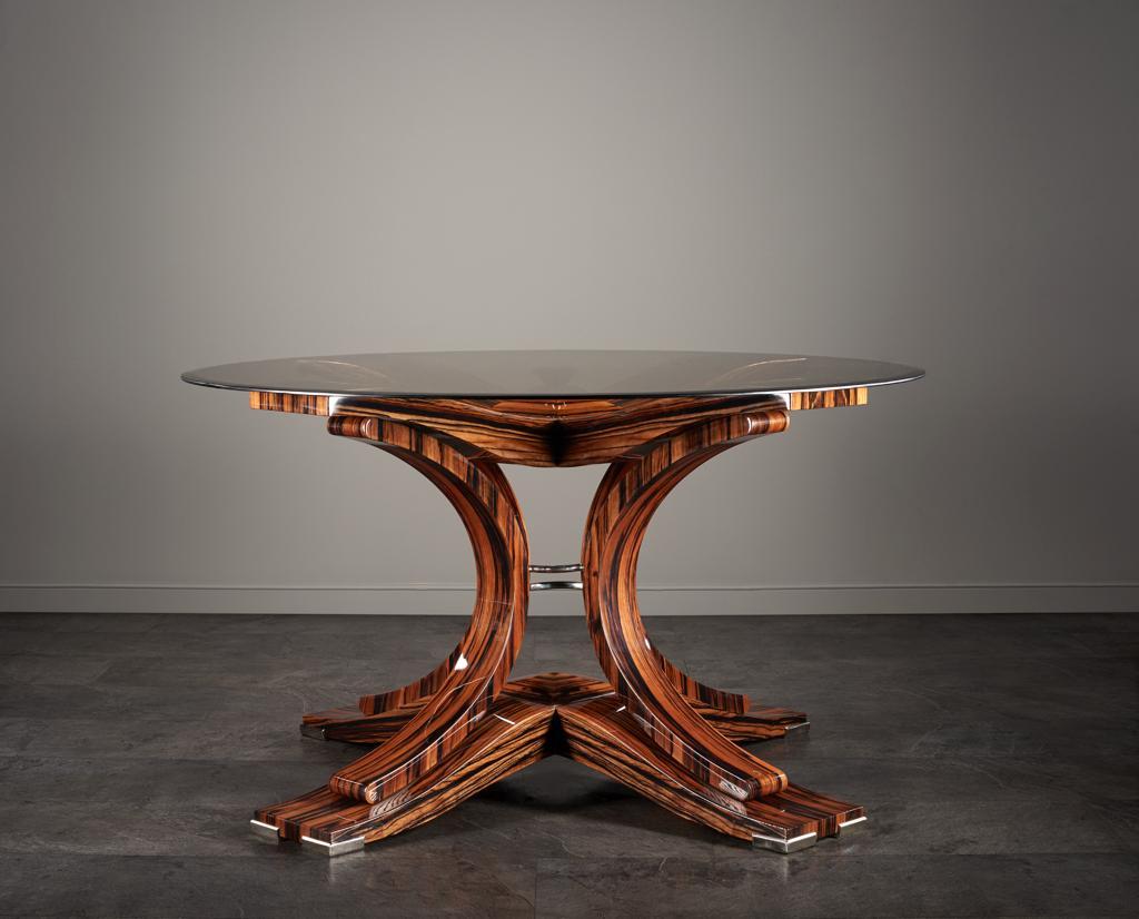 Lacquered Sax Dining Table Single For Sale