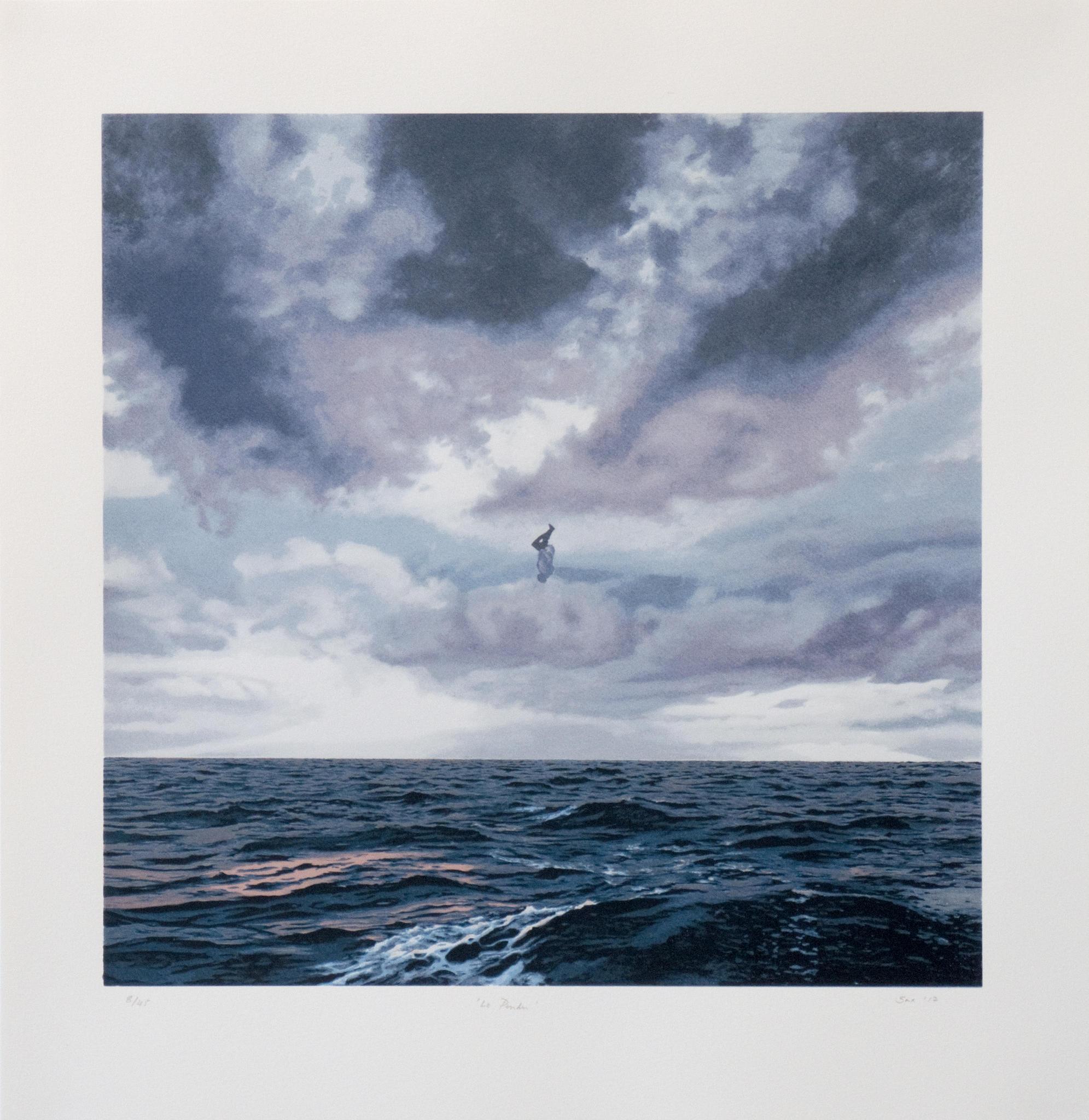 Pendu: „Le Pendu“ – Print von Sax Impey