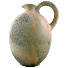 Saxbo, Ceramic Jug, Beautiful Glaze, Stamped, Ying Yang