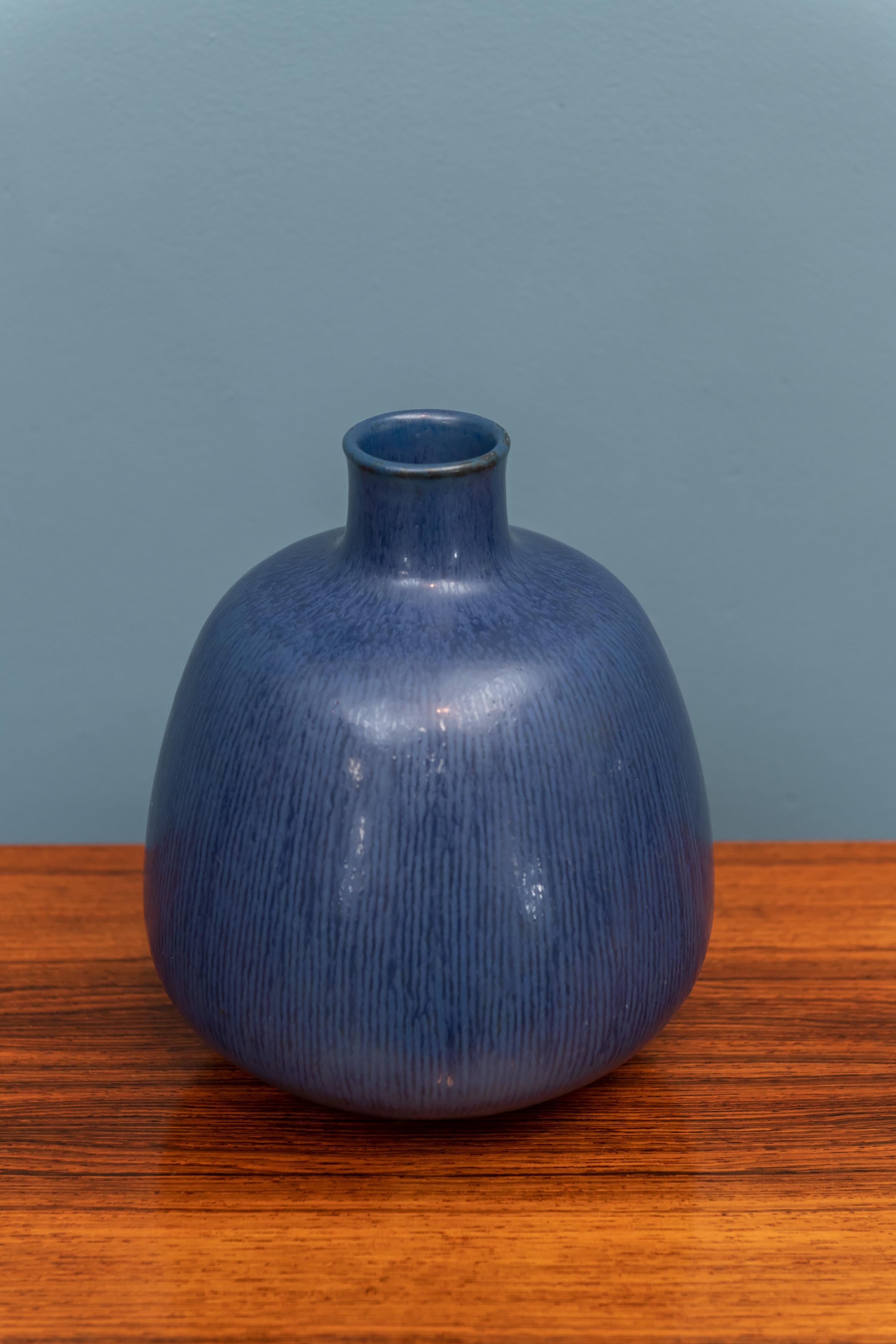 Scandinavian Modern vase by Saxbo, Denmark.