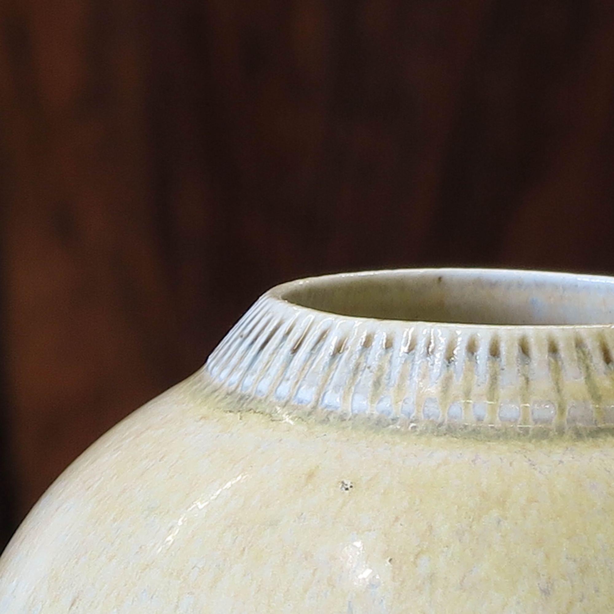 Swedish Saxbo Danish Ceramic Stoneware Vase For Sale
