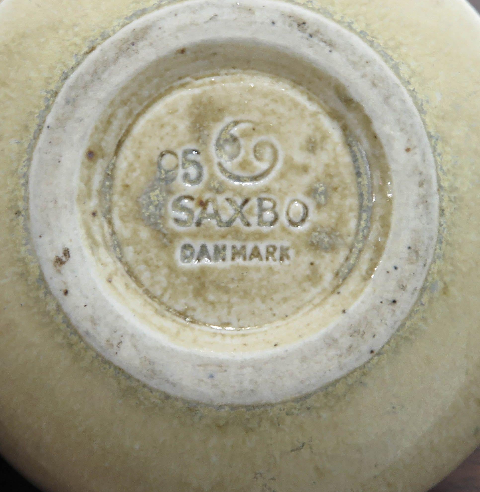 Saxbo Danish Ceramic Stoneware Vase For Sale 1