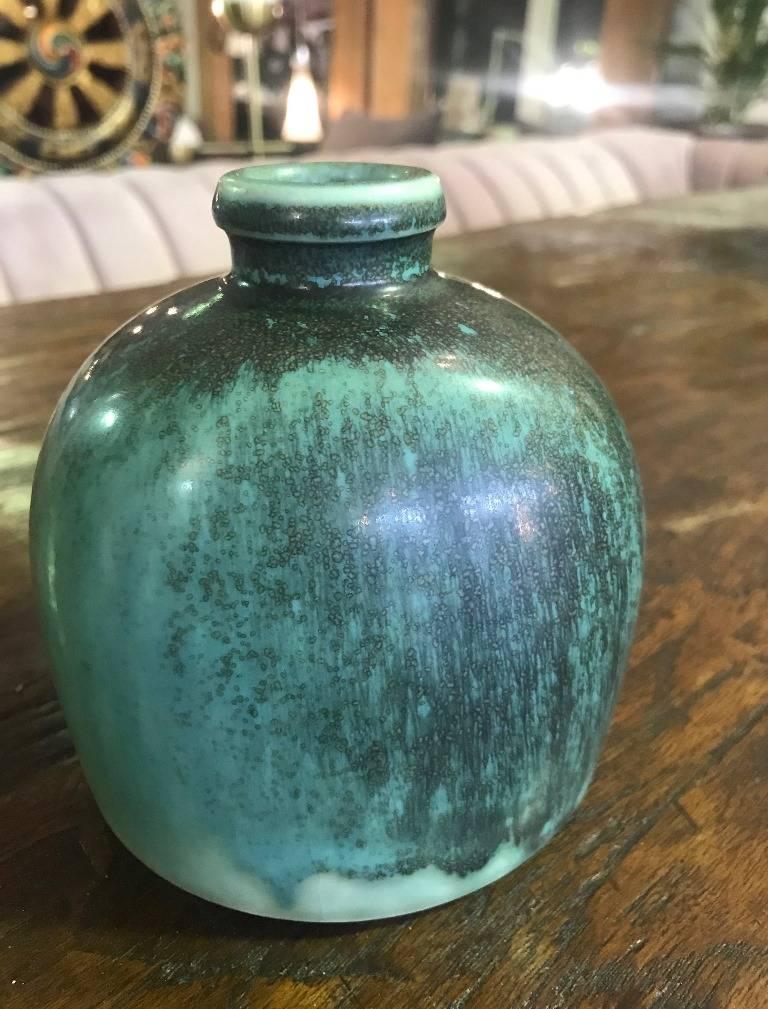 Saxbo Glazed Stoneware Vase/Vessel by Danish Designer Eva Staehr Nielsen 1