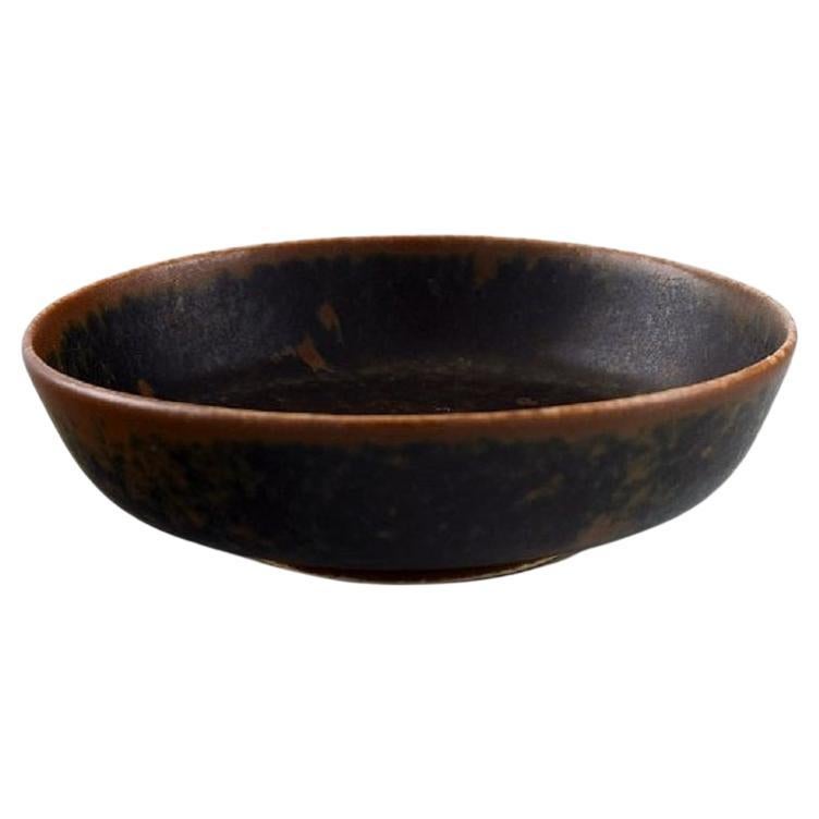 Saxbo Miniature Bowl in Glazed Ceramics, Mid-20th C. For Sale