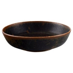 Saxbo Miniature Bowl in Glazed Ceramics, Mid-20th C.