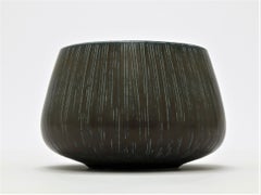 Saxbo Stoneware Bowl by Eva Staehr Nielsen, Denmark, 1950s