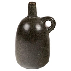 Vintage Saxbo Stoneware Pitcher with Rich Brown Glaze by Erik Rahr, Denmark