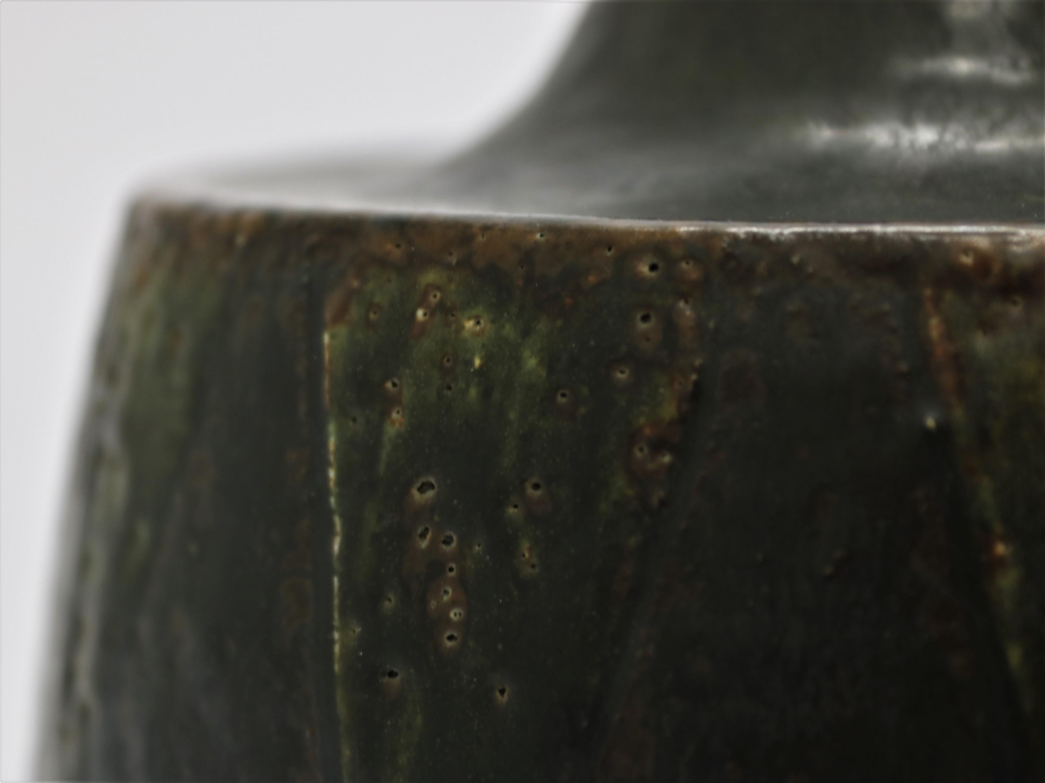 Saxbo Stoneware Vase by Eva Staehr Nielsen, Denmark, 1960s In Excellent Condition In Odense, DK