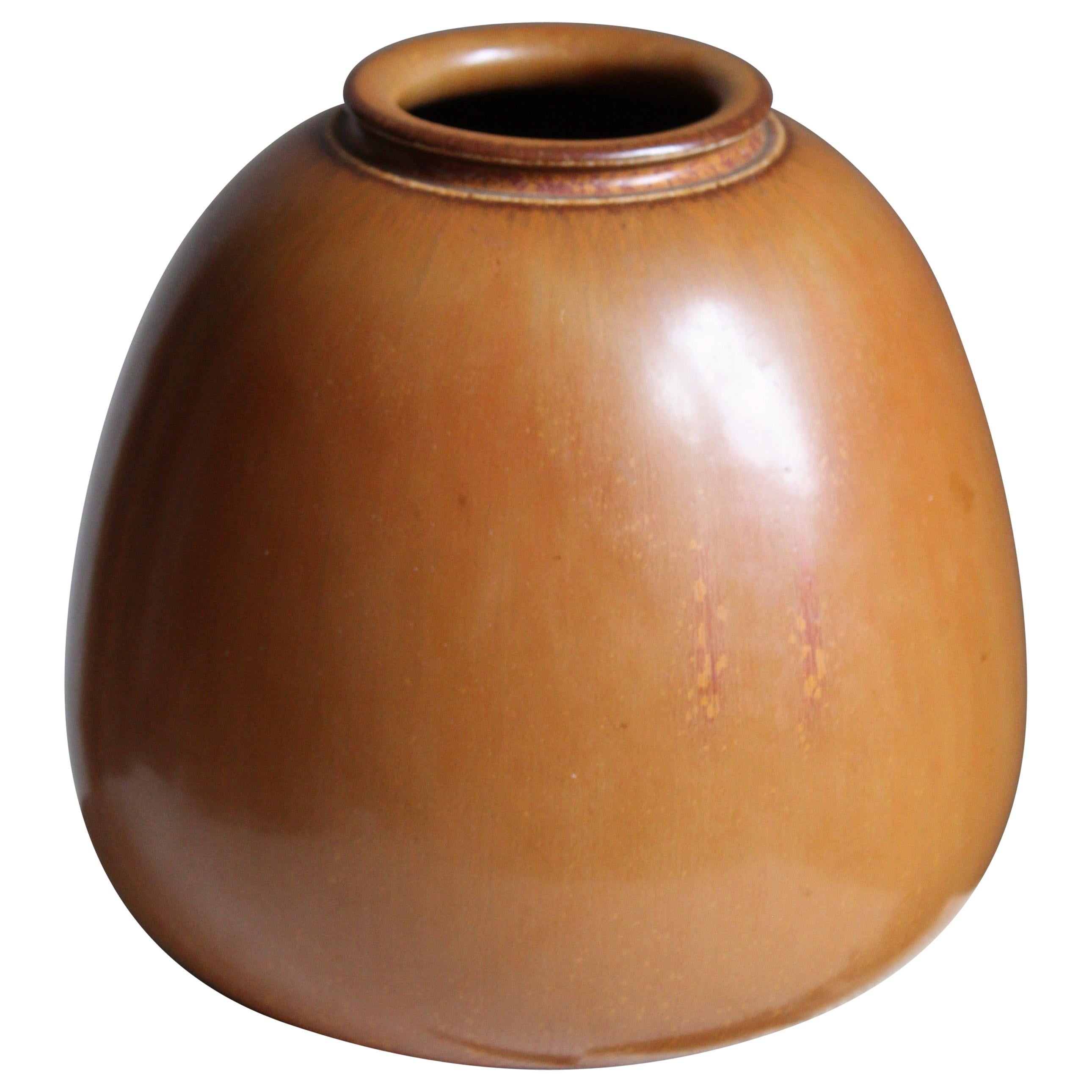 Saxbo, Vase, Glazed Stoneware, Saxbo, Denmark, 1950s