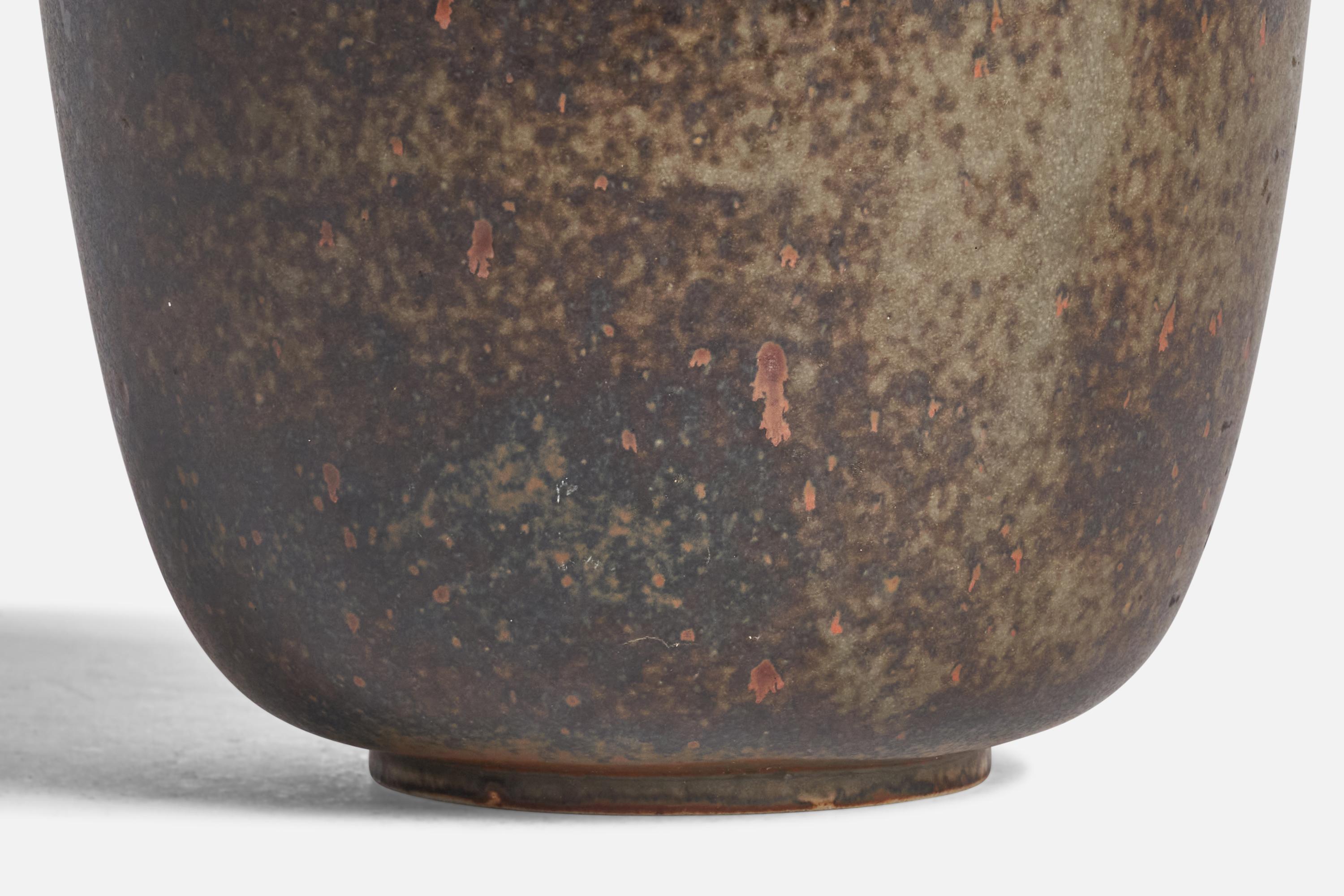 Danish Saxbo, Vase, Stoneware, Denmark, 1950s For Sale