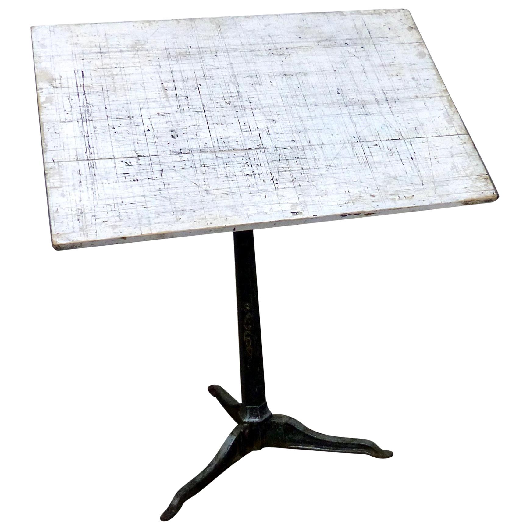 Saxon Adjustable Architect’s Drafting Table, circa 1920
