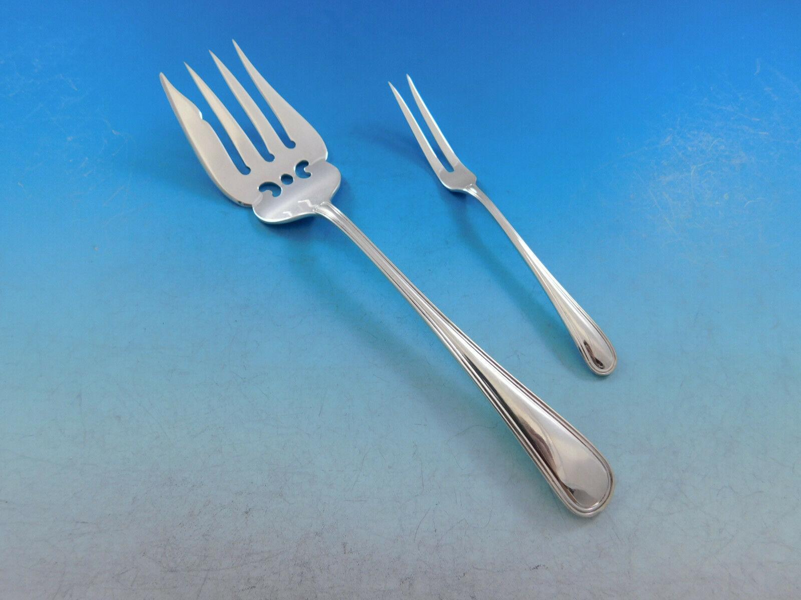 Birks Saxon Regular Fork Sterling Silver Flatware 