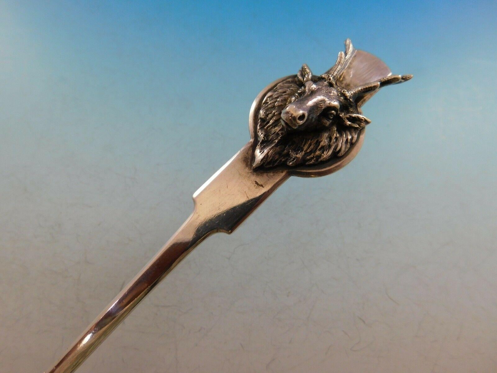 Saxon Stag by Gorham

Masterfully crafted sterling silver berry spoon measuring 8 3/4