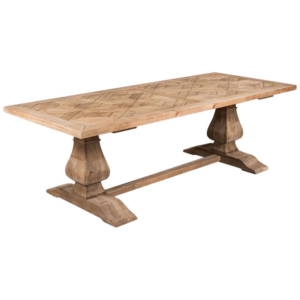 Saxton Reclaimed Pine Dining Table, 20th Century For Sale