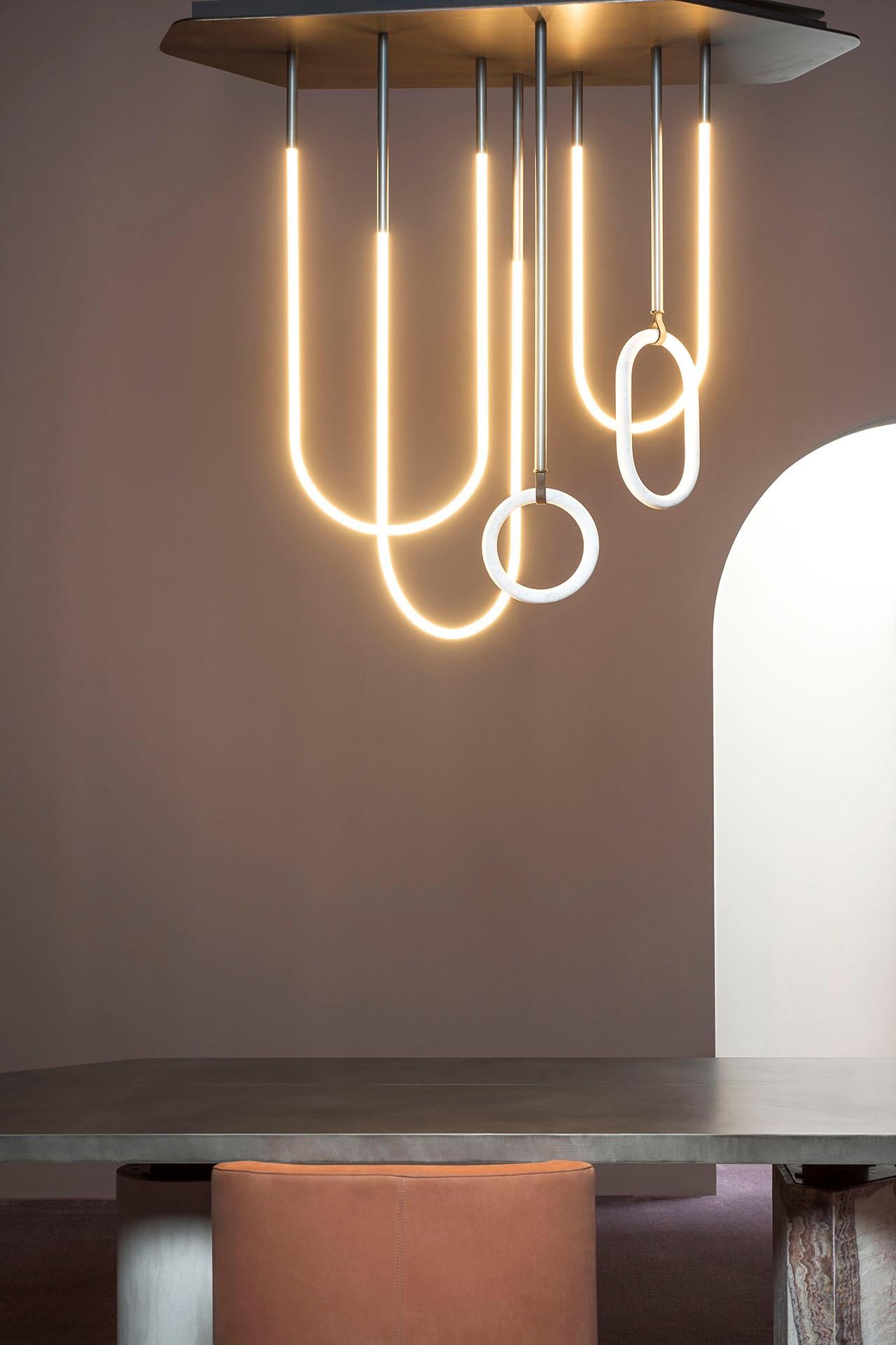 Moderno Lampadario Yes One di Studiopepe per Baxter in vendita