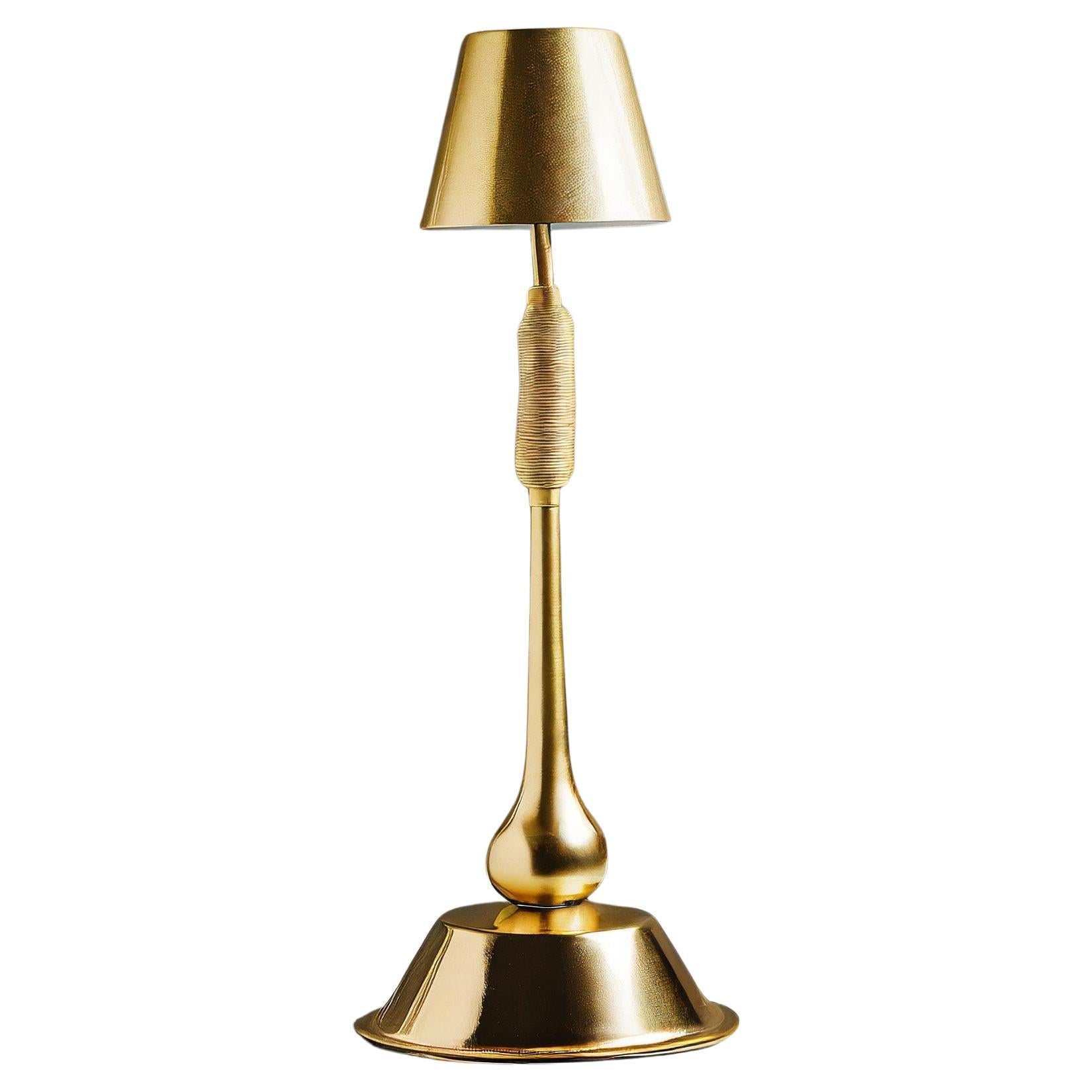 Saya Golden brass desk Lamp For Sale