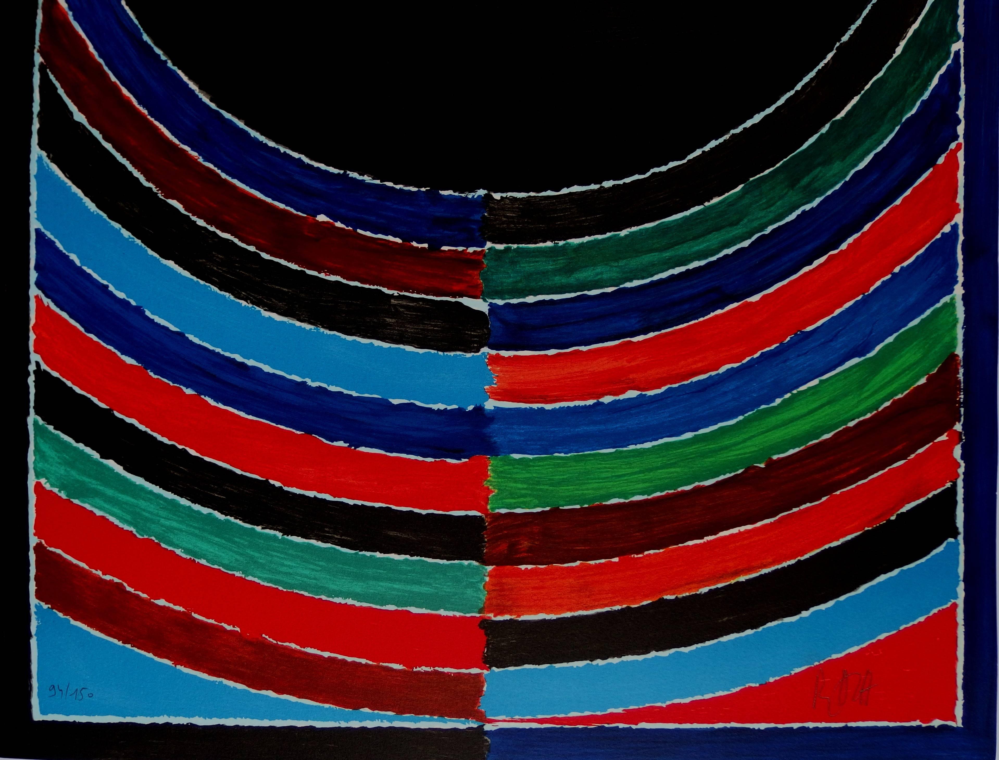 Sayed Haider Raza
Bindu, 2008

Litografia originale
Firmato a mano a matita
Numerato / 150
Su pergamena 43 x 22