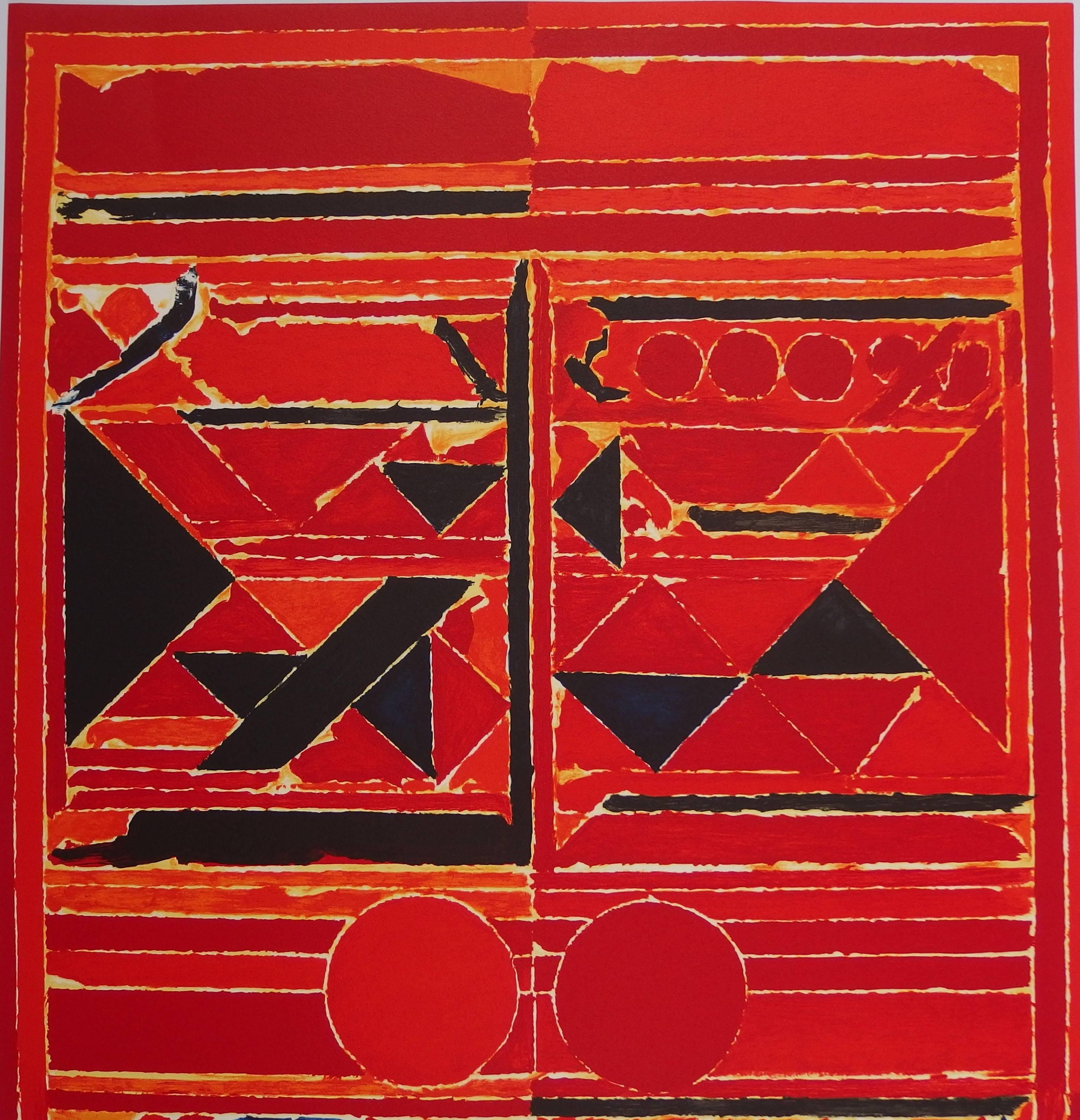 RAZA Sayed Haider
Duality, 2008

Original lithograph
Hand signed in pencil
Numbered / 150
On vellum 43 x 22
