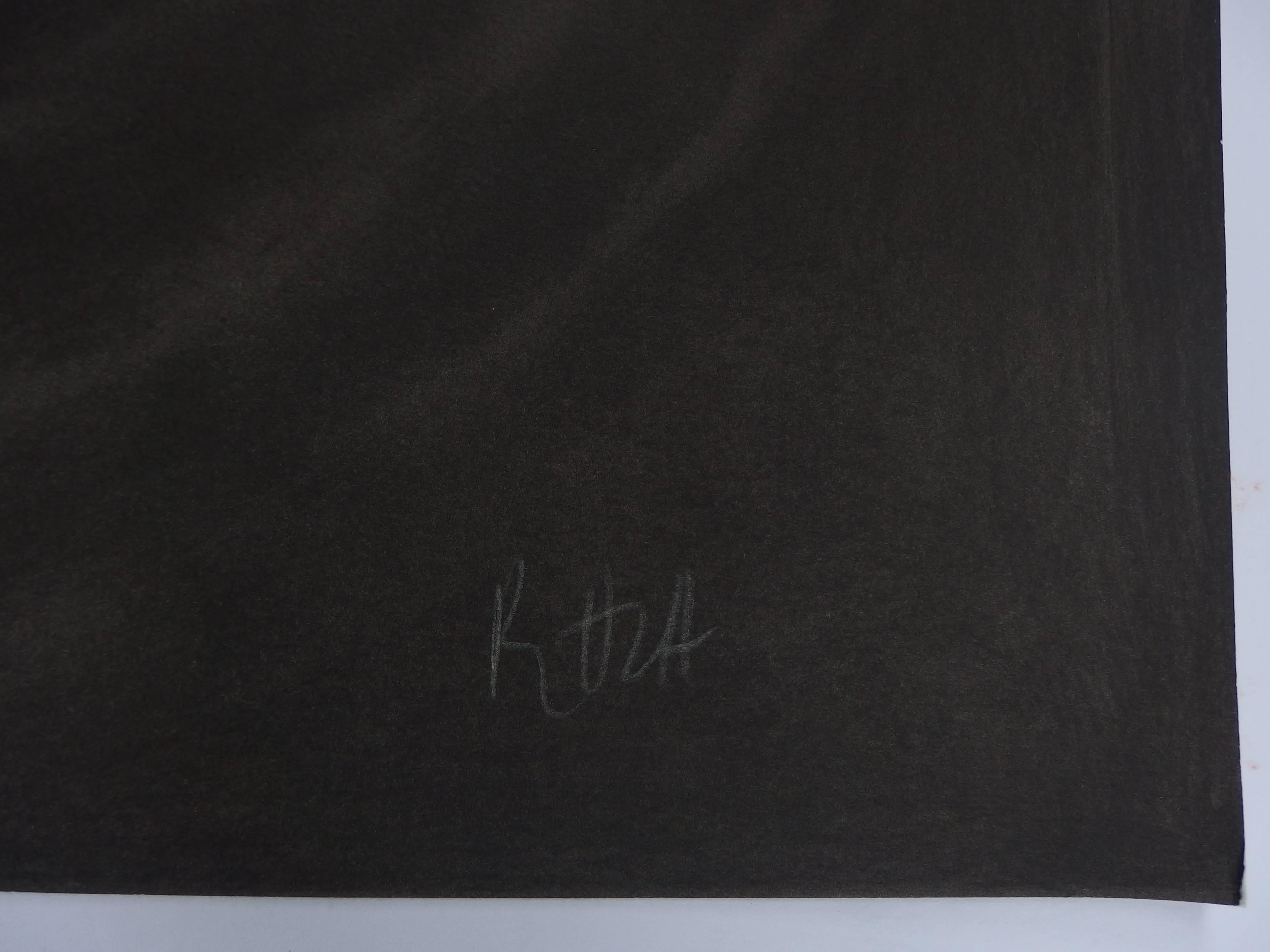 Prakriti Bindu - Original handsigned lithograph - 150 copies (INDIA) - Print by Sayed Haider Raza