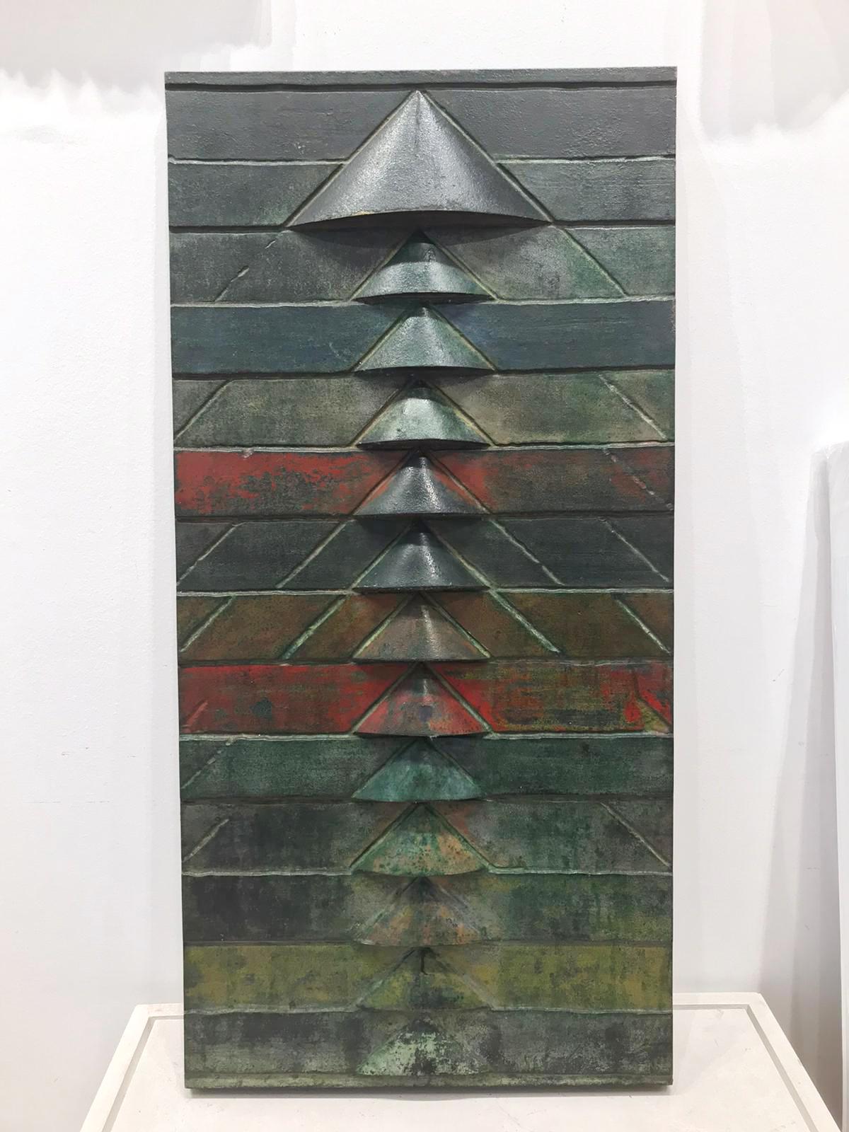 Sayed Haider Raza Abstract Sculpture - Triangles