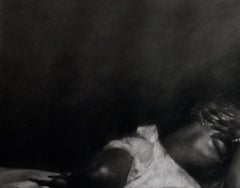 Dénudée (Unclad) - 21st Century, Contemporary, Figurative Realism, Nude, Drawing