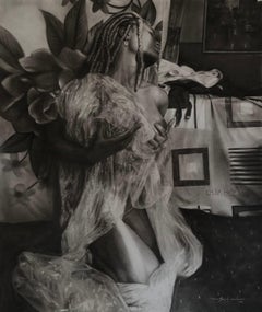 In Bloom - Siglo XXI, Contemporáneo, Realismo figurativo, Desnudo, Blanco y negro