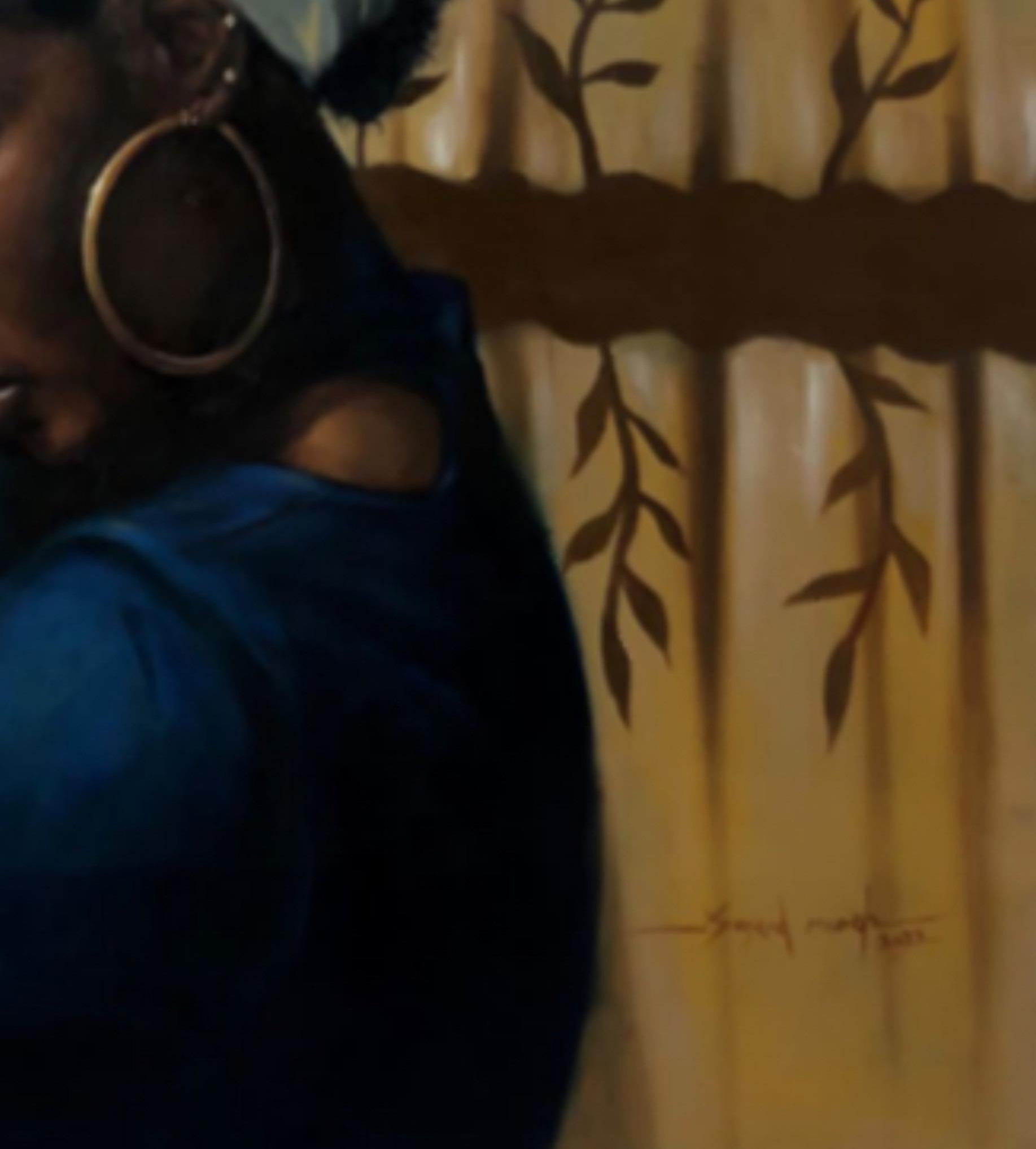 Procedimiento de envío
Envío GRATIS a todo el mundo
Se envía en un tubo bien protegido.
Esta obra es única, no es un grabado ni otro tipo de copia.
Acompañado de un Certificado de Autenticidad.

Sobre el artista
Sayeed Momoh es un pintor de estudio