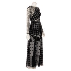 Saz by Surjit & Adarsh Gill Silk Cut Out Dress Dress, 1970s