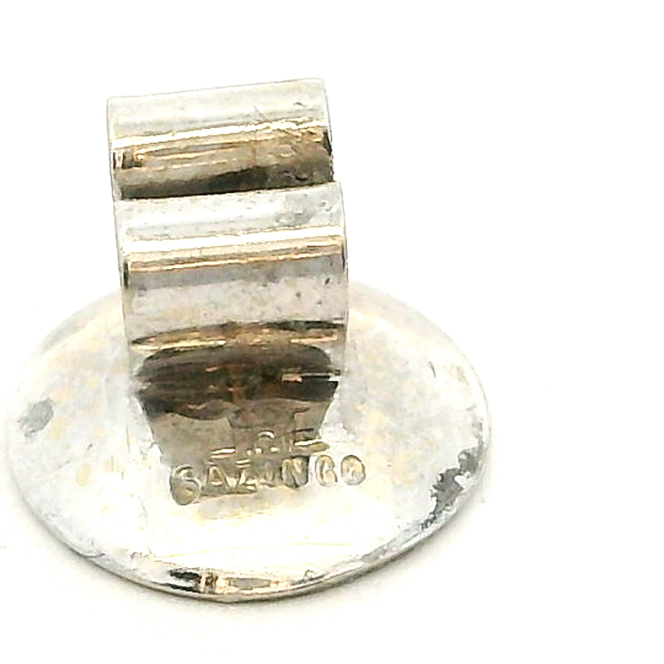 SAZINGG Orecchini convertibili con zaffiri gialli e tsavorite  oro bianco 18 carati in vendita 8