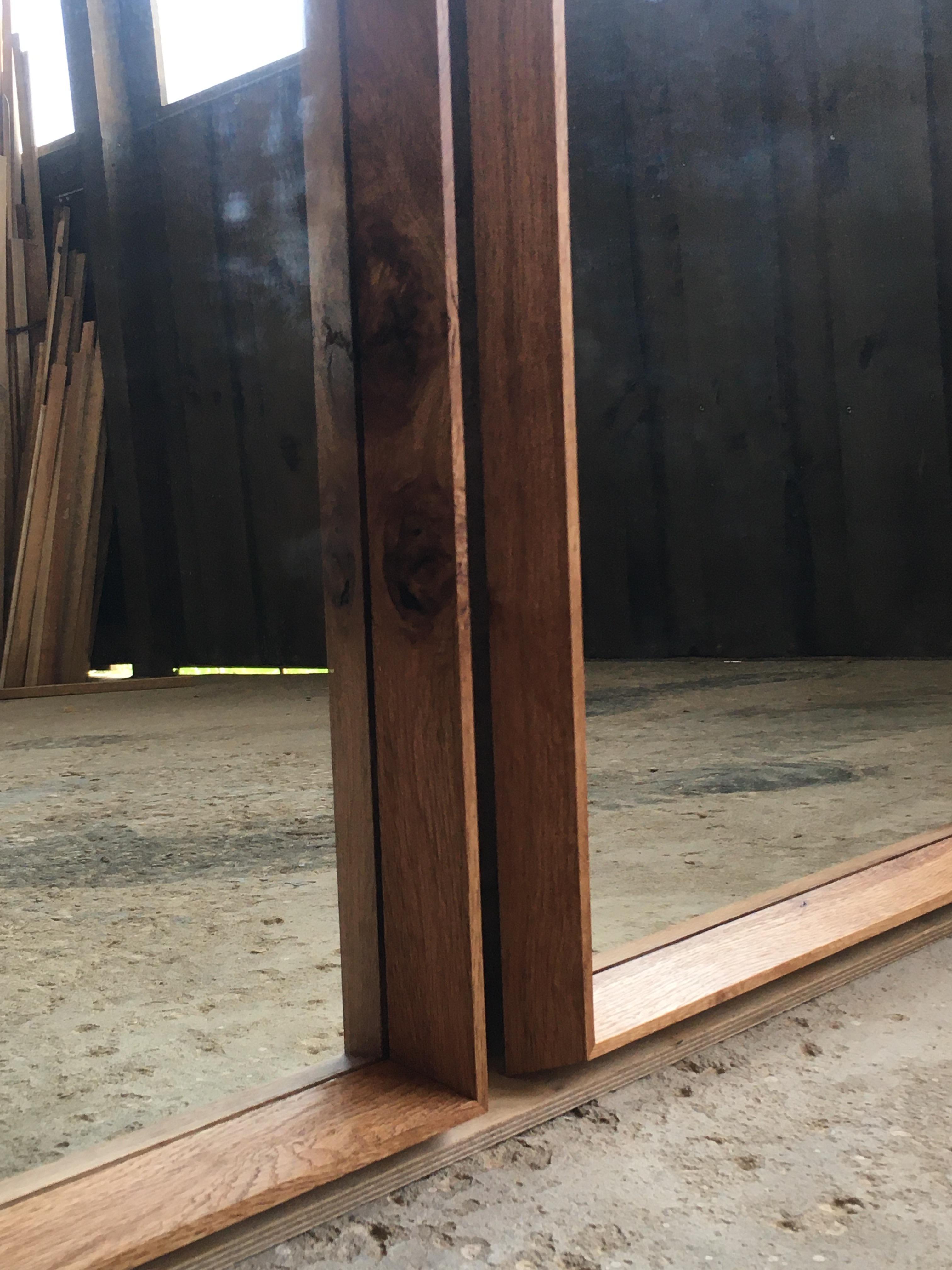 SB Mirror Frame, Finely Crafted Frame with Expressive Grained Oak by Tomaz Viana In New Condition For Sale In Cascais, PT