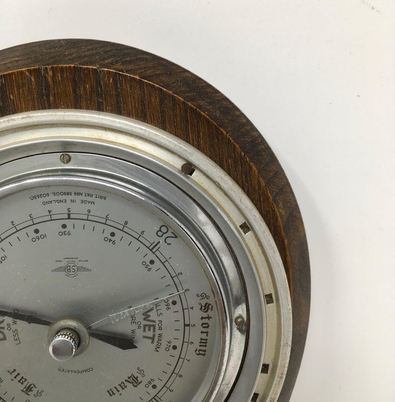 SB Shortland Smiths Horseshoe Barometer, circa 1940s at 1stDibs