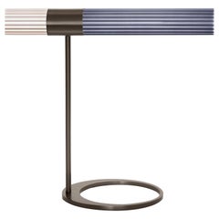 Sbarlusc Blue and White Table Lamp by Isacco Brioschi