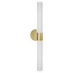 Sbàrlusc Large Transparent & Golden Sconce by Luce Tu Lighting