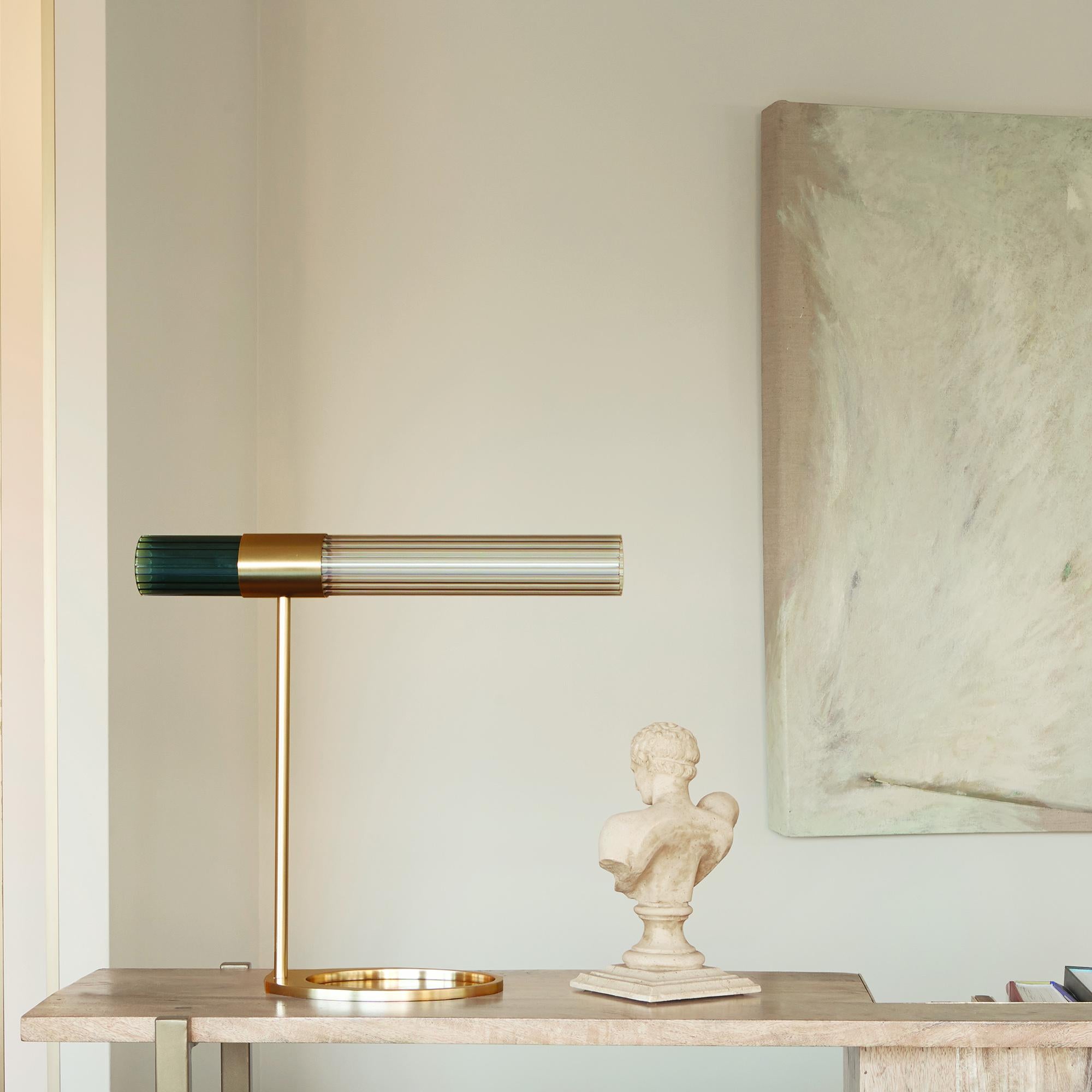 Brass Sbarlusc Table Lamp by Luce Tu For Sale